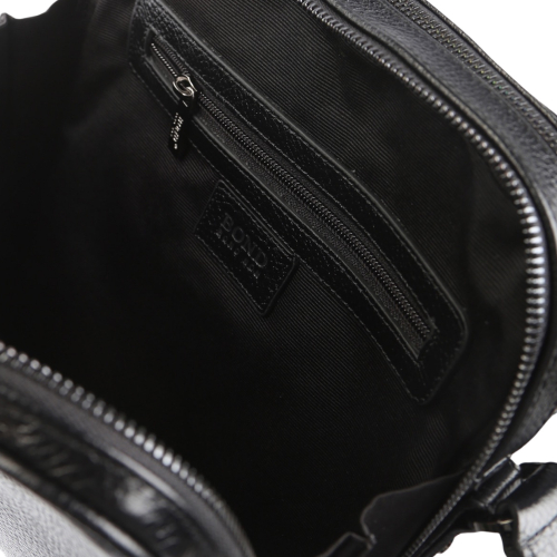 Сумка чоловіча шкіряна Bond Non 1106-281 чорна