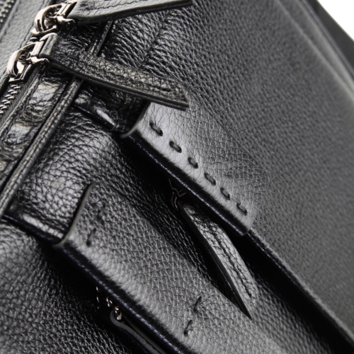 Сумка чоловіча шкіряна Bond Non 1106-281 чорна