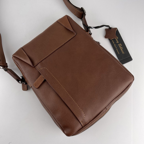 Сумка чоловіча шкіряна Tony Bellucci T1157-3 коричнева