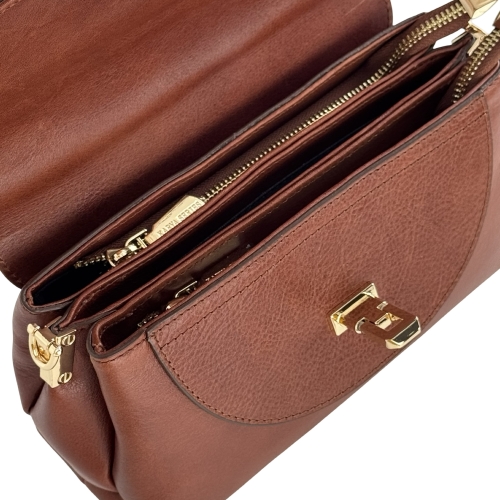 Сумка женская кожаная Karya 2574-615 коричневая