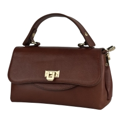 Сумка женская кожаная Karya 2574-615 коричневая