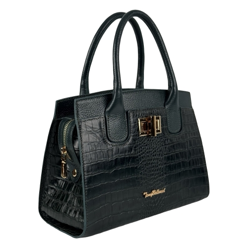 Сумка жіноча шкіряна Tony Bellucci 0992-360 темно-зелена