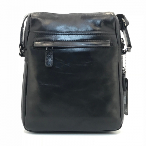 Сумка чоловіча шкіряна Bond 1157 чорна