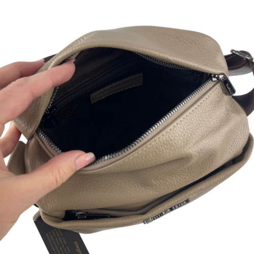 Сумка женская кожаная Tony Bellucci 0349-219 бежевая