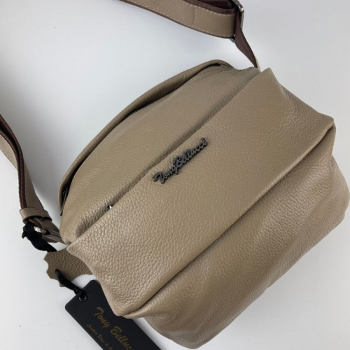 Сумка женская кожаная Tony Bellucci 0349-219 бежевая