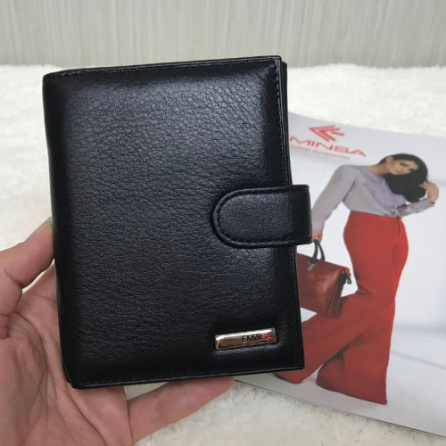 Гаманець жіночий шкіряний Eminsa 2034 12-1 чорний