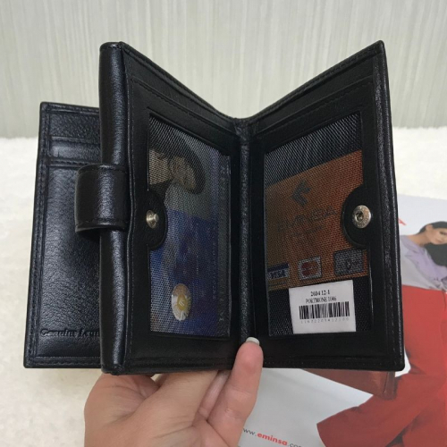 Гаманець жіночий шкіряний Eminsa 2034 12-1 чорний