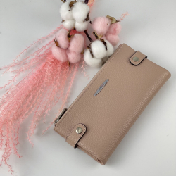 ​Гаманець жіночий шкіряний Eminsa 2117 18-31 світло-рожевий