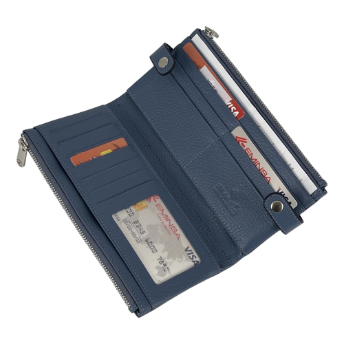 Кошелек женский кожаный Eminsa 2117 37-30 голубой