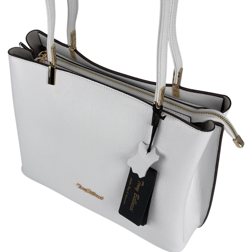 Сумка жіноча шкіряна Tony Bellucci 0283-200 біла