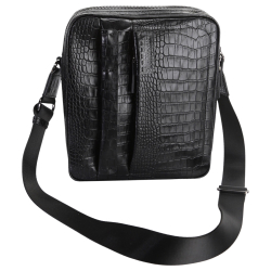 Сумка чоловіча шкіряна Bond Non 1106-356 чорна