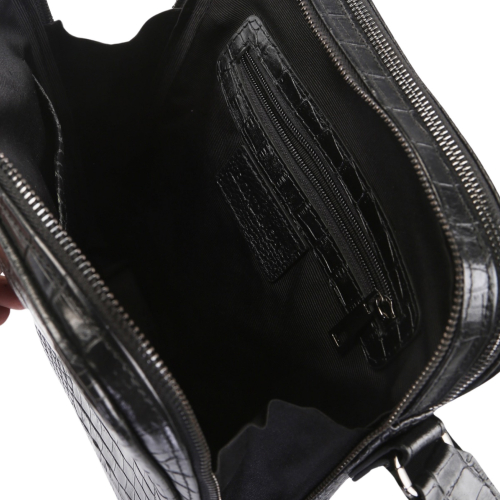 Сумка чоловіча шкіряна Bond Non 1106-356 чорна