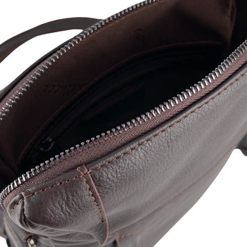 Сумка чоловіча шкіряна Tony Bellucci T1157-4 темно-коричнева