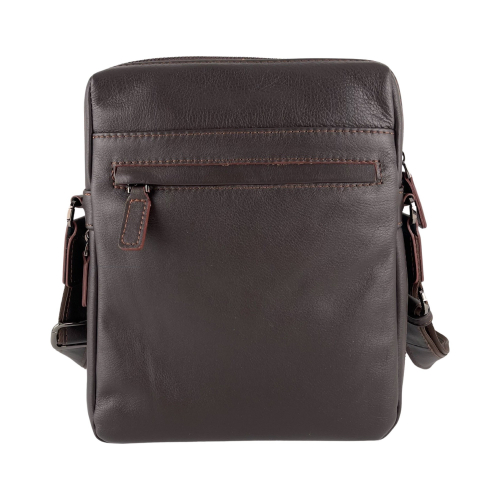 Сумка чоловіча шкіряна Tony Bellucci T1157-4 темно-коричнева