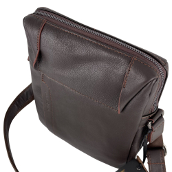 Сумка мужская кожаная Tony Bellucci T1157-4 темно-коричневая