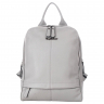 Рюкзак жіночий шкіряний Tony Bellucci 0061-1031 світло-сірий