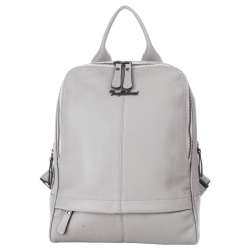Рюкзак жіночий шкіряний Tony Bellucci 0061-1031 світло-сірий