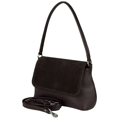 Сумка женская кожаная Vito Torelli 1047 6010/1210 темно-коричневая