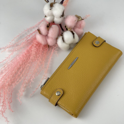 Гаманець жіночий шкіряний Eminsa 2117 37-13 жовтий