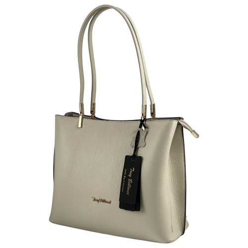 Сумка жіноча шкіряна Tony Bellucci 0283-201 молочна