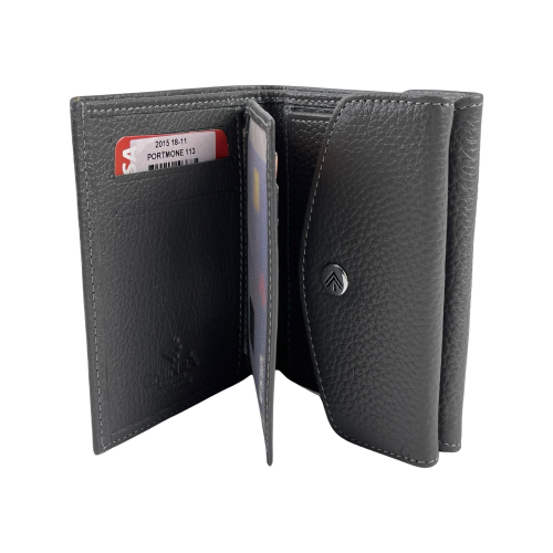 Гаманець жіночий шкіряний Eminsa 2015 18-11 сірий