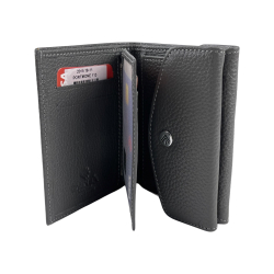 Кошелек женский кожаный Eminsa 2015 18-11 серый