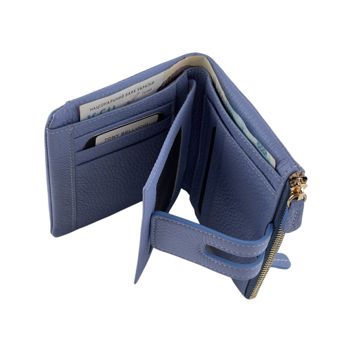 Кошелек женский кожаный Tony Bellucci T898-206 голубой