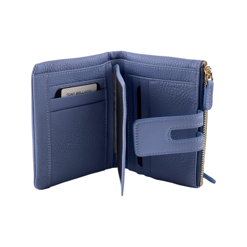 Кошелек женский кожаный Tony Bellucci T898-206 голубой