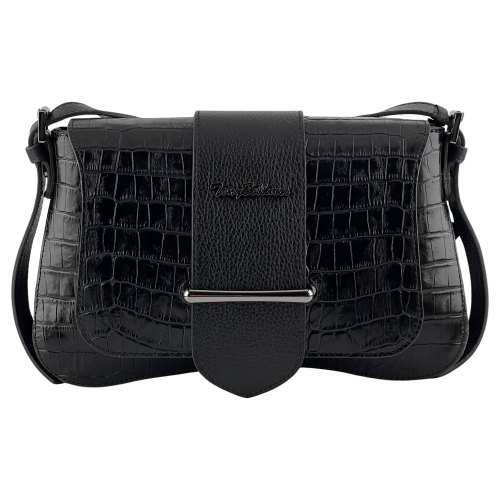 Сумка жіноча шкіряна Tony Bellucci 0517-356 чорна