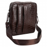 Сумка чоловіча шкіряна Bond Non 1106-355 темно-коричнева