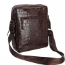 Сумка чоловіча шкіряна Bond Non 1106-355 темно-коричнева