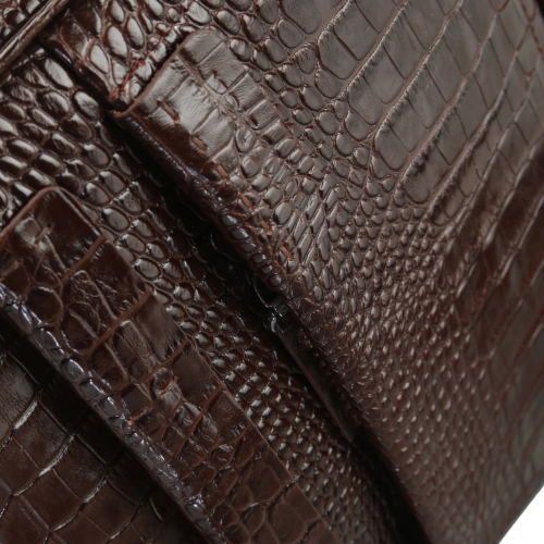 Сумка чоловіча шкіряна Bond Non 1106-355 темно-коричнева