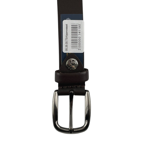 Ремінь жіночий шкіряний Кремінь 05.25.00.73 коричневий 125 см