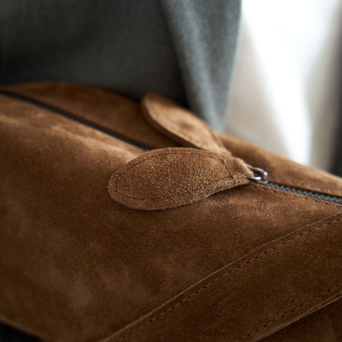 Сумка женская замшевая WeLassie K69952 Мей коньячная