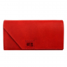 Кошелек женский кожаный Grande Pelle Festa 513160 красный (кожа Crazy Horse)