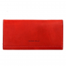 Кошелек женский кожаный Grande Pelle Festa 513160 красный (кожа Crazy Horse)