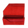 Кошелек женский кожаный Grande Pelle Festa 513160 красный (кожа Crazy Horse)