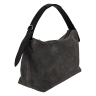 Сумка жіноча замшева Vittorio Safino VSL 043 графіт (ручка Крейзі)
