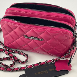  Сумка жіноча шкіряна Tony Bellucci 0427-2016 фуксія