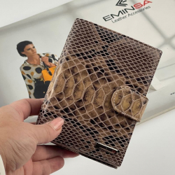 Кошелек женский кожаный Eminsa 2034 95-31 светло-коричневый