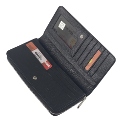 Кошелек женский кожаный Eminsa 2151 37-1 черный