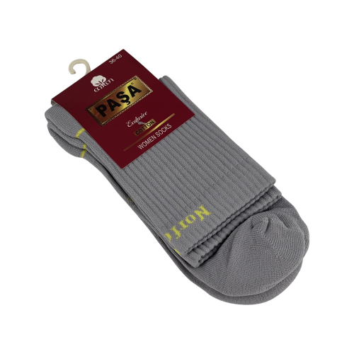 Шкарпетки жіночі Pasa Exclusive Cotton 015 сірі Size 36-40