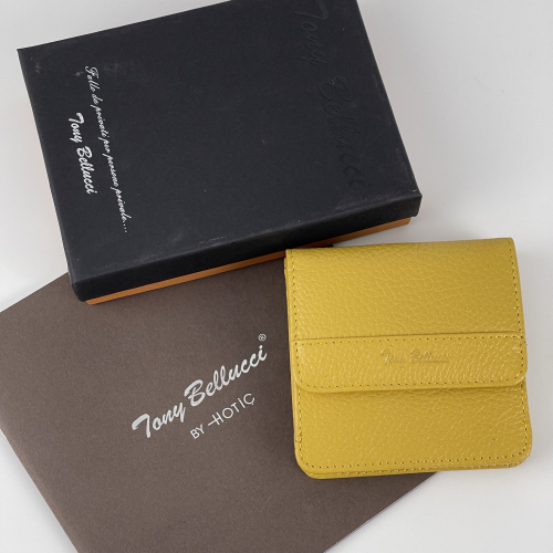 Кошелек женский кожаный Tony Bellucci T555-203 желтый