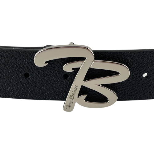 Ремень женский кожаный Tony Bellucci TWK-901-1 черный (пряжка стальная) 110 см