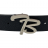 Ремень женский кожаный Tony Bellucci TWK-901-1 черный (пряжка стальная) 110 см