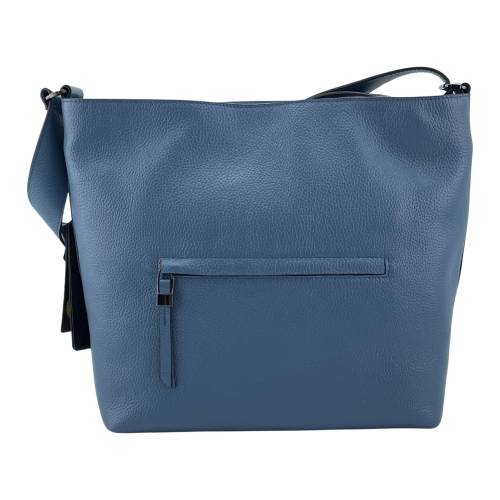 Сумка жіноча шкіряна Tony Bellucci 0721-215 блакитна