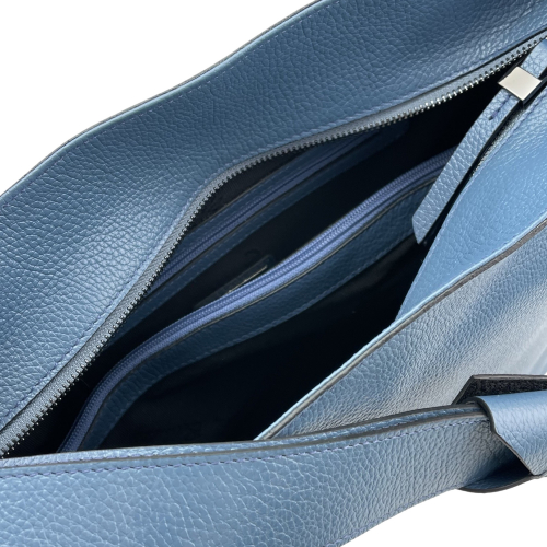 Сумка жіноча шкіряна Tony Bellucci 0721-215 блакитна