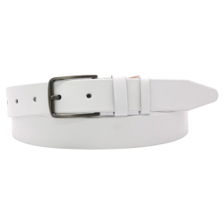 Ремінь чоловічий шкіряний Кремінь 01.35.00.88 125 см білий