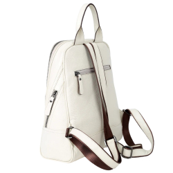 Рюкзак жіночий шкіряний Tony Bellucci 0061-201 молочний