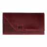 Кошелек женский кожаный Grande Pelle Festa 513161 бордовый (кожа Crazy Horse)